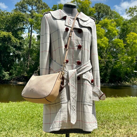 COACH Legacy Jacquard Chelsea Convertible Crossbody Shoulder Bag Beechwood 28892 - Picture 5 of 16